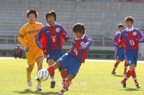 2005年度の「第84回全国高校サッカー選手権大会」でベスト8に輝いた大阪朝高