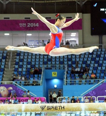 仁川アジア大会 器械体操 女子 キム ウニャン選手が平均台で金 朝鮮新報
