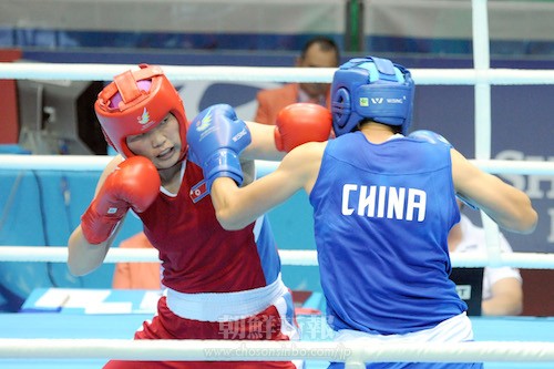 〈仁川アジア大会・女子ボクシング〉ミドル級、チャン・ウンフィ選手が金メダル