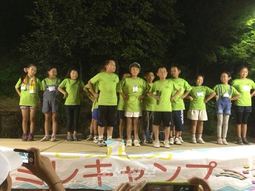 【조대통신】히로시마에서 초급부생 대상으로 캠프, 조대생들도 어린 동생들을 위해 활약