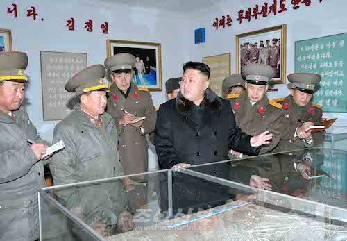김정은원수님께서 조선인민군 설계연구소를 현지지도하시였다.(조선중앙통신)