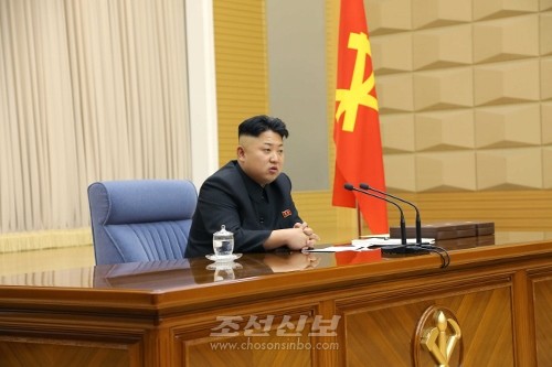 김정은원수님 지도밑에 당중앙군사위원회 확대회의가  진행되였다.(조선중앙통신)
